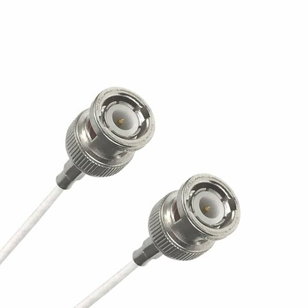 REMINGTON INDUSTRIES RG188A Coaxial Cable Assembly with BNC M to BNC M Connectors, 50 Ohm Z, 2 ft Length R-CX-1200-24